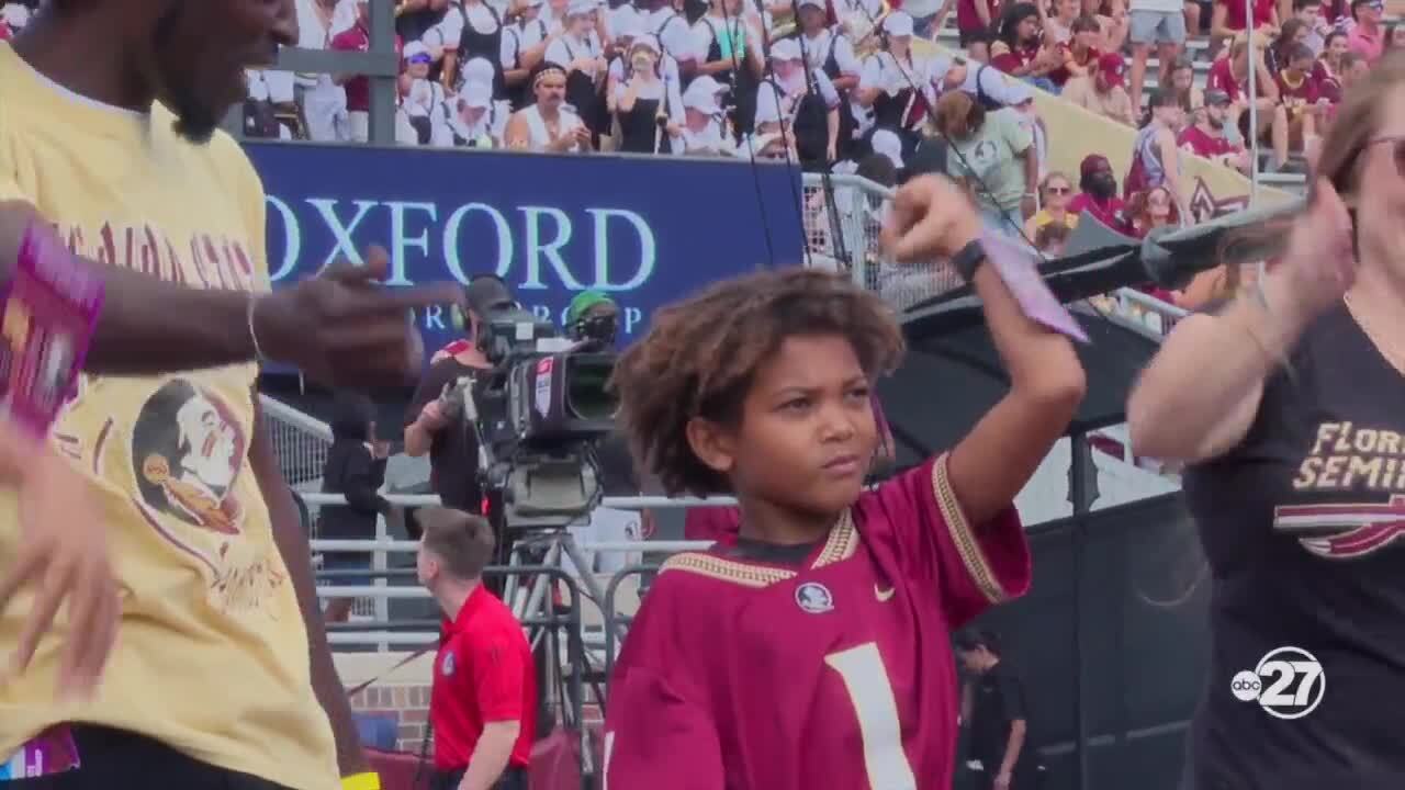 FSU Honors Kickoff Kid and Cancer Fighters at Doak