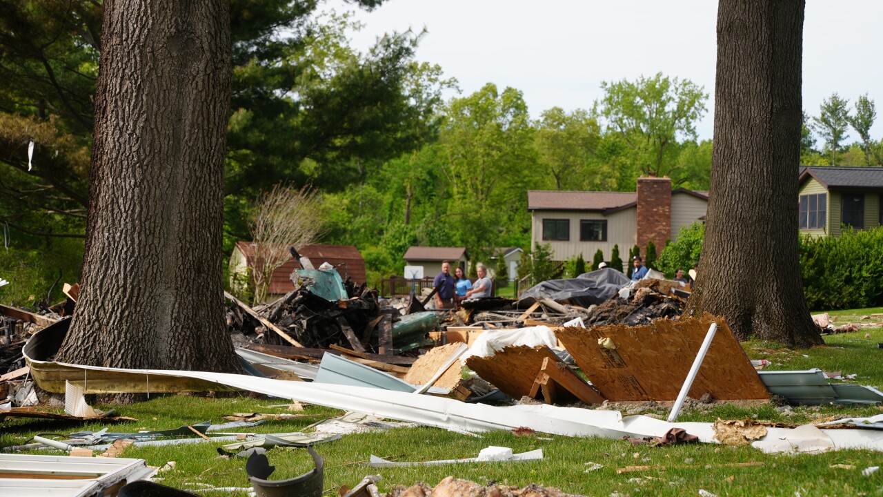 Plainfield Township Home Explosion