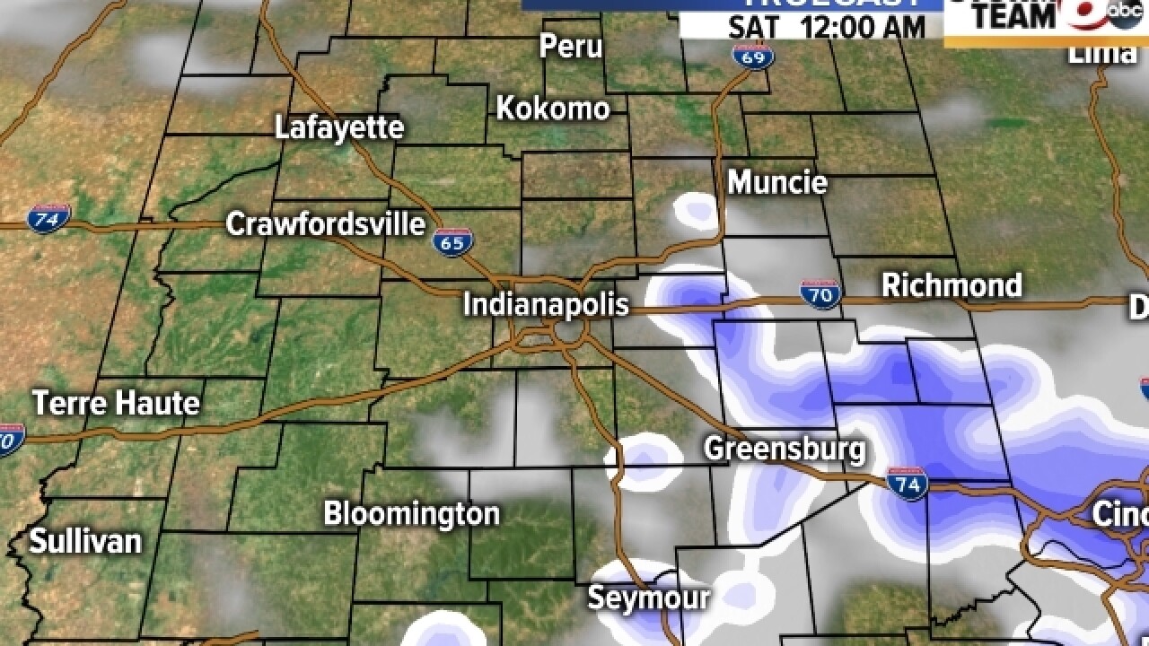 TIMELINE: Sleet, snow, rain all day long
