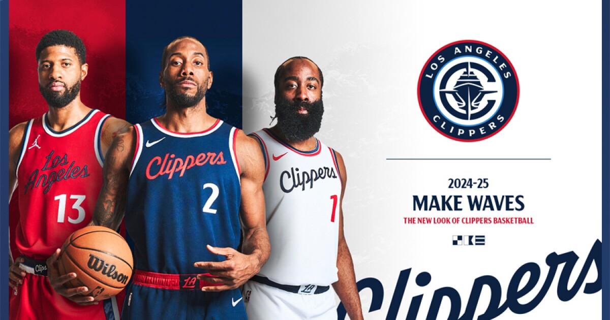 LA Clippers unveil new jerseys, logo ahead of move to new arena next season