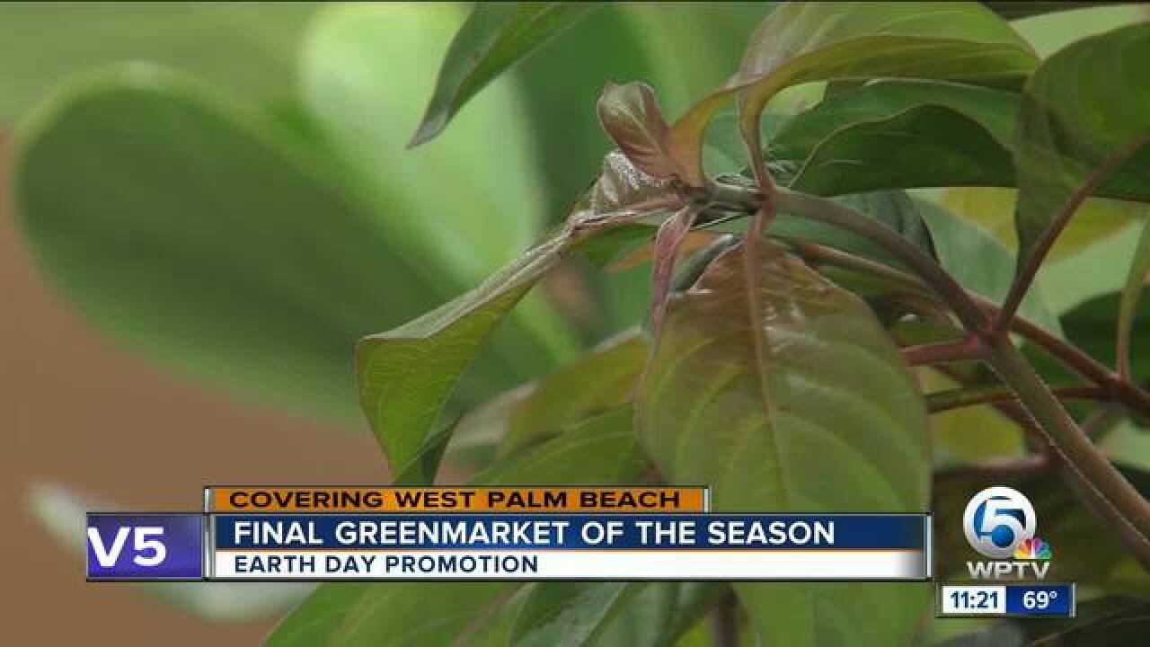 Final Greenmarket of the season in West Palm Beach on April 21