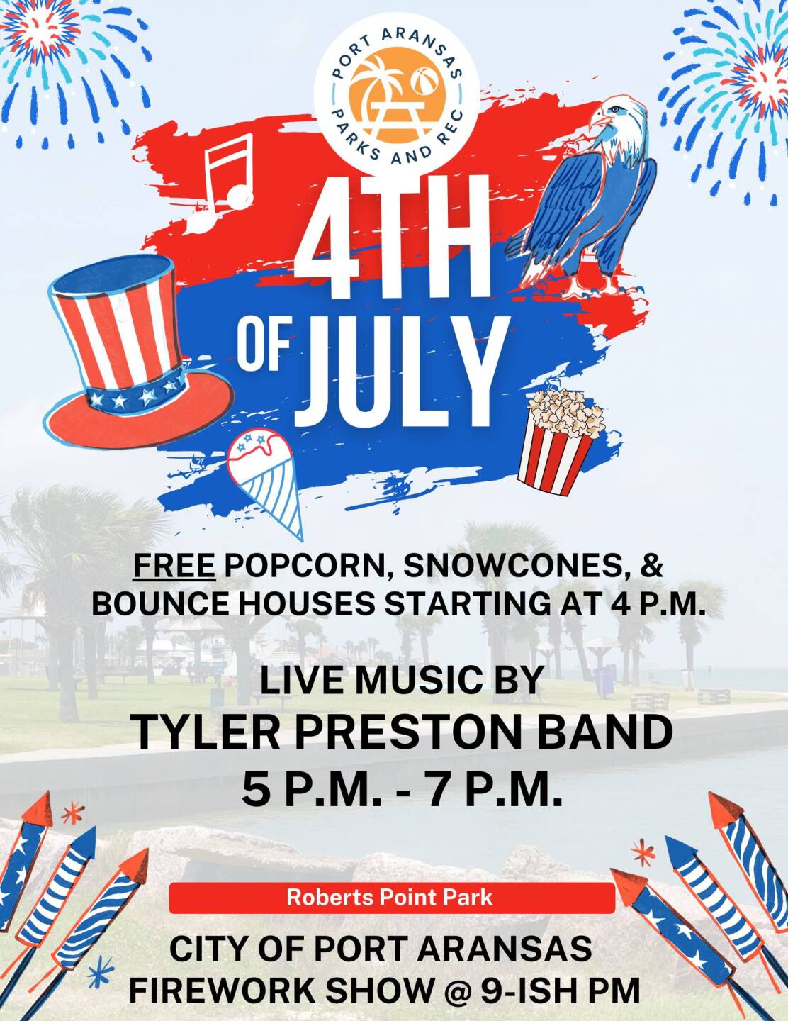 Port Aransas firework show