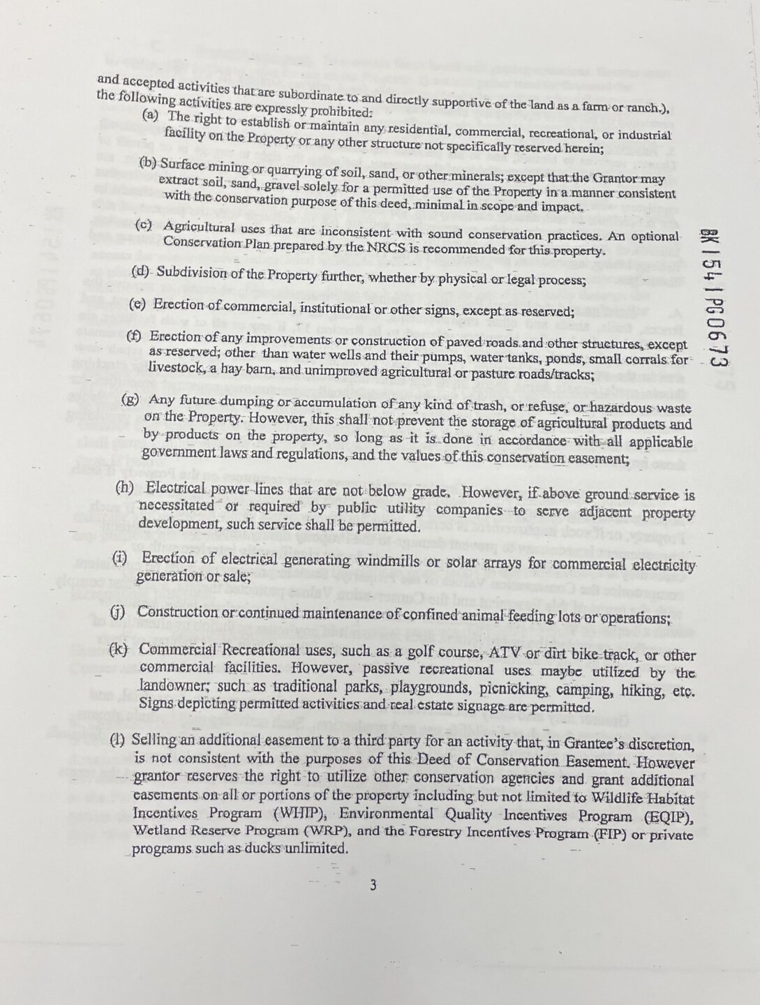 SS Land restrictions