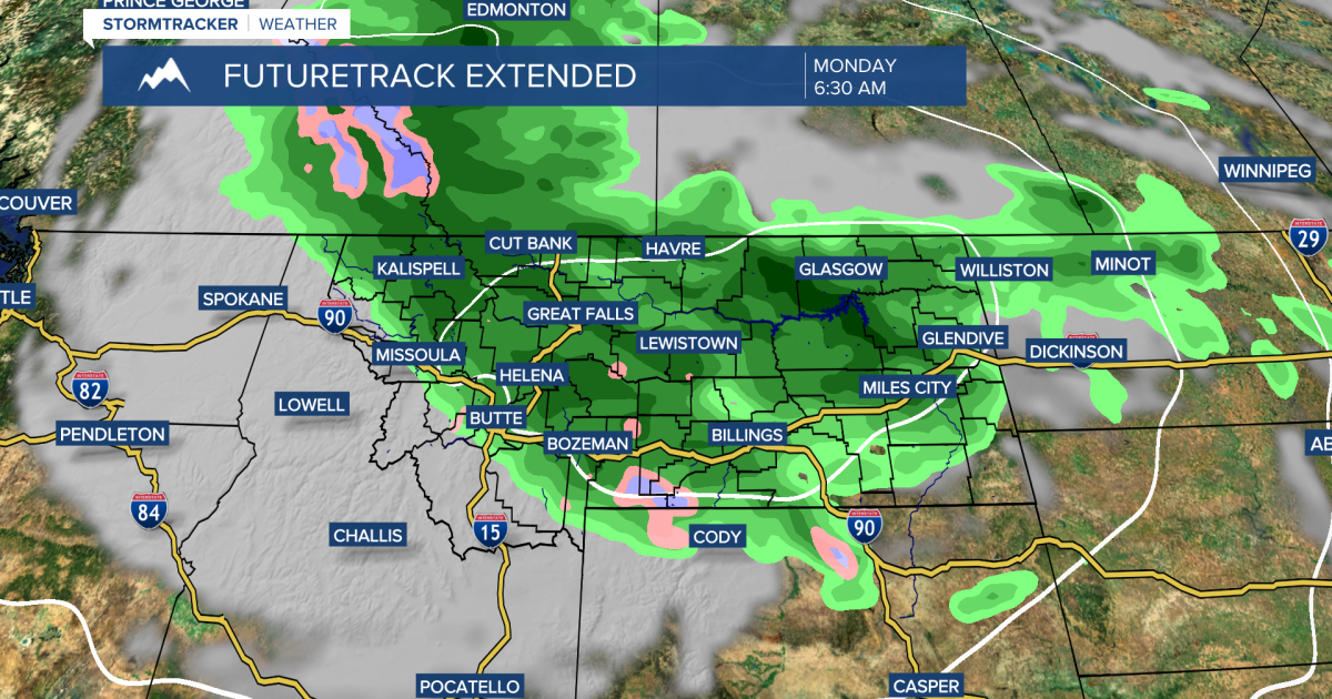 Significant weekend rain event in Montana