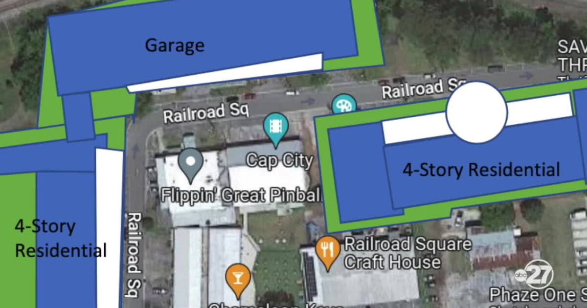 Where the apartment project at Railroad Square stands in early 2024 - Vimarsana News
