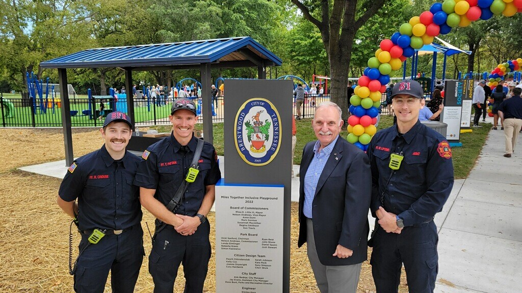 inclusive playground grand opening ceremony