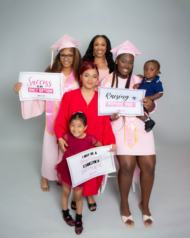 A graduation portrait capturing not only a milestone but the determination it took to reach it.