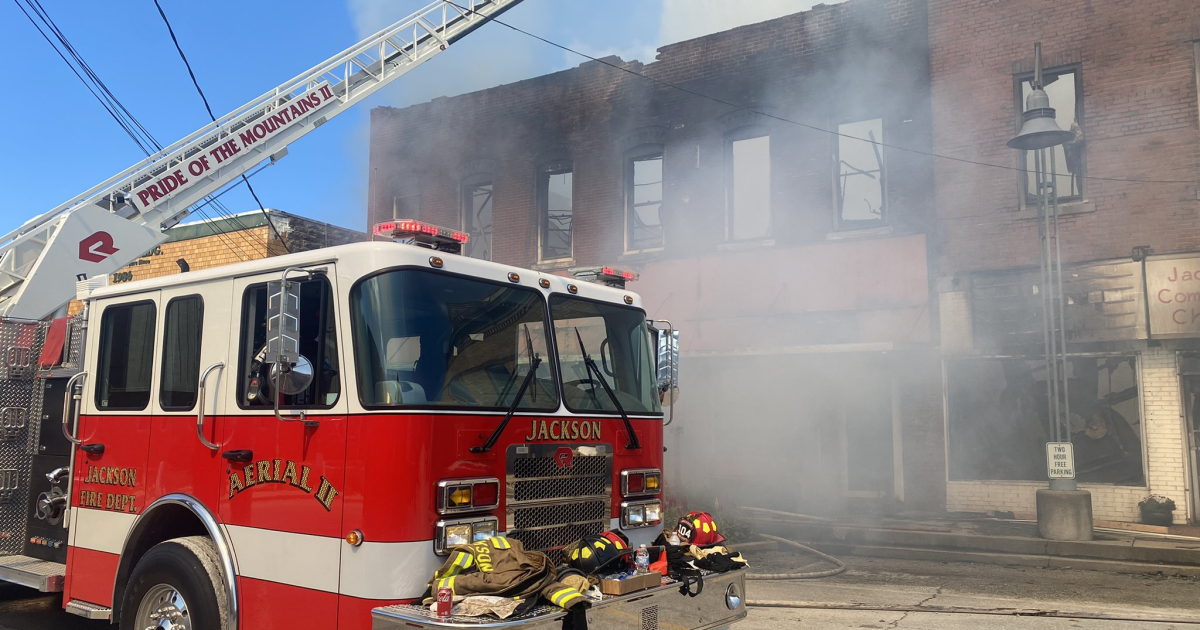 Downtown Jackson fire shuts down Main Street for hours