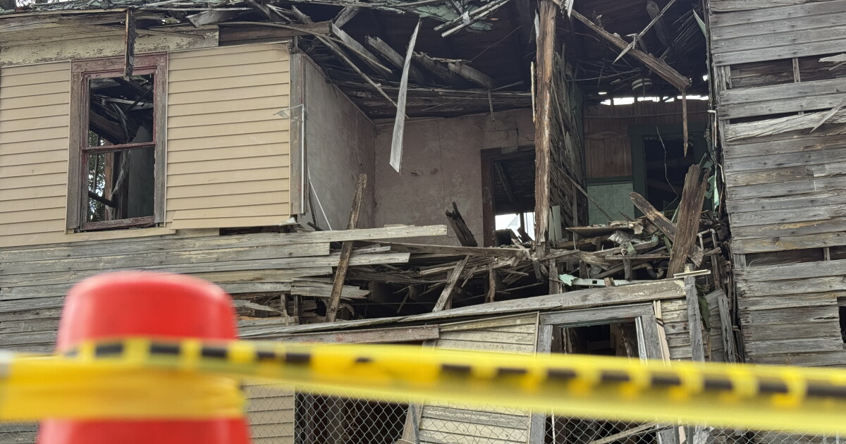 Fresh concerns emerge over future of historic Jackson House after partial collapse