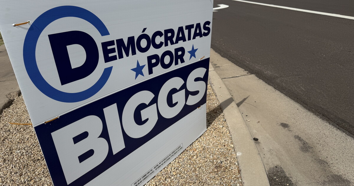 Complaints filed against Turning Point's 'Democrats for Biggs' campaign signs