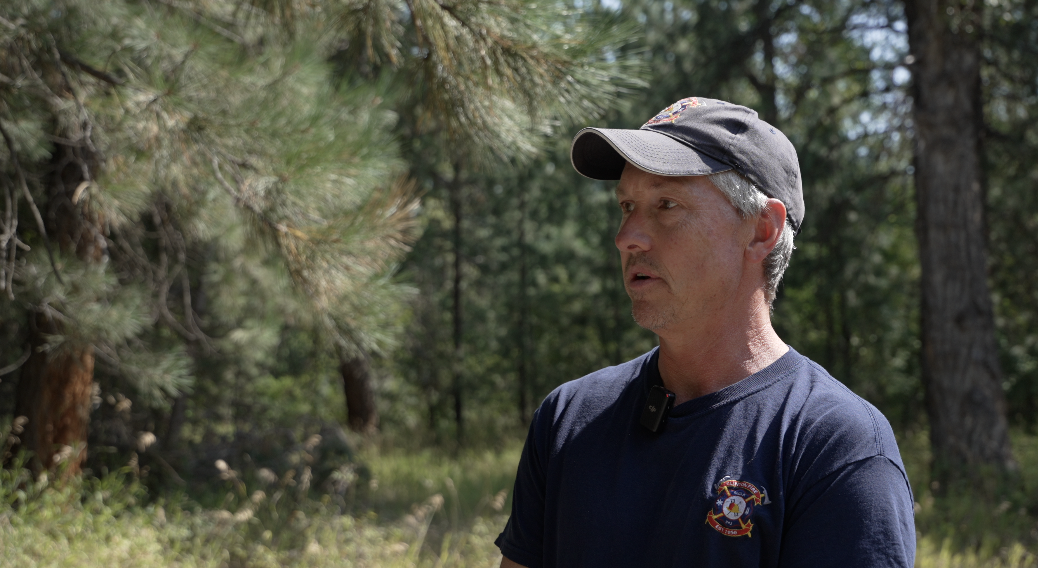 Brian Vibbert, captain of the Clinton Rural Fire District
