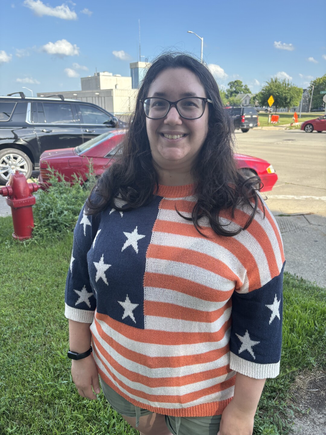 Jodie Silva lives next to Fire Station #1 in West Bend