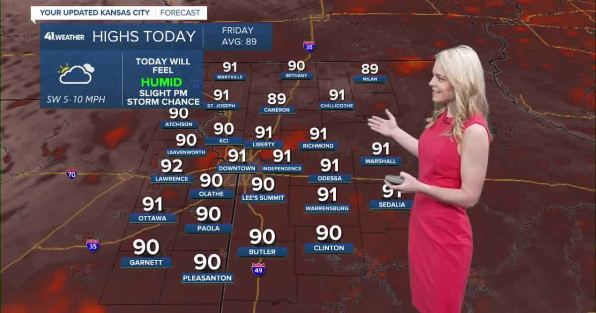 KSHB 41 Weather | Isolated storms possible the next couple afternoons