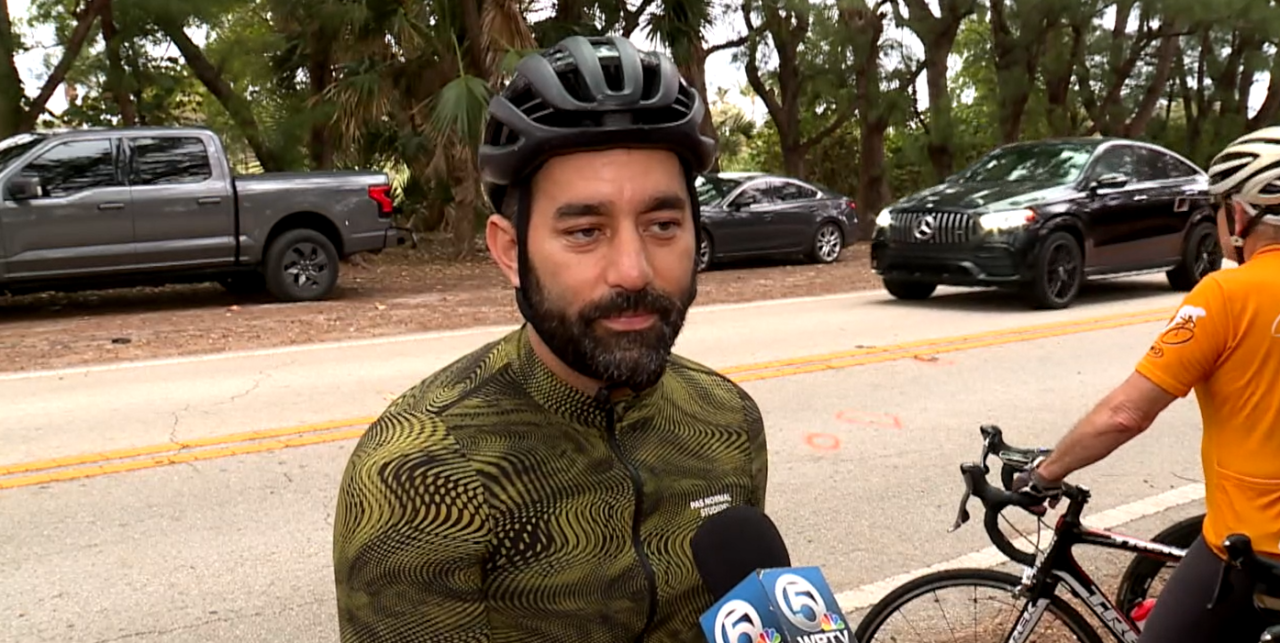 Carlos Martinez was involved in the crash in Gulfstream but wasn't badly injured. Jan. 6, 2023