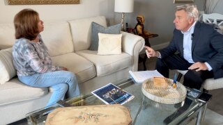 Leslie Sobol, who has lived in her Delray Beach condo for four years, speaks to WPTV reporter Matt Sczesny on Jan. 29, 2026, about her HOA fees.