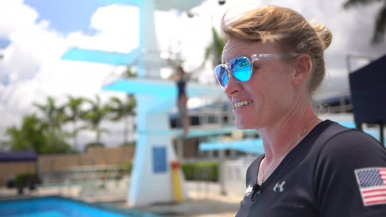 Michelle Sandelin, Olympian diver and coach