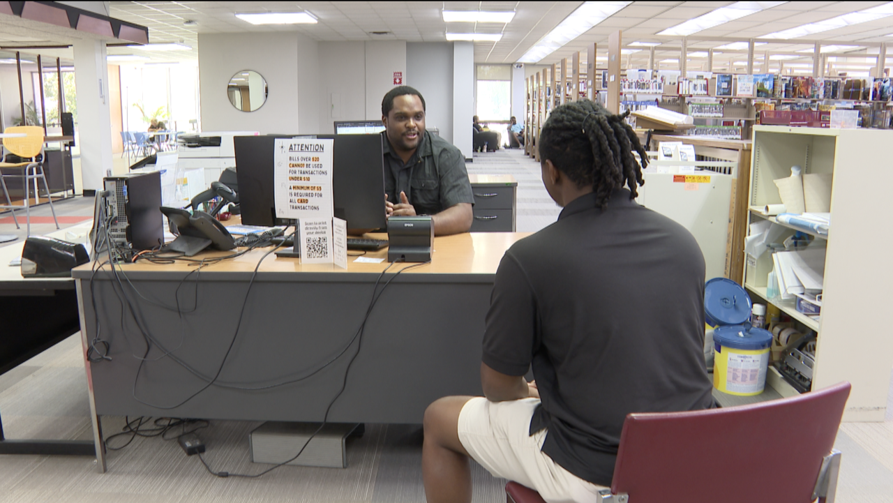 MUSKOGEE LIBRARY NEEDS two shot