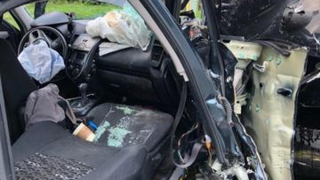 Boy seriously injured after crash with semi