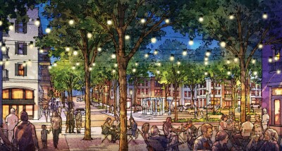 Nolensville town square drawings