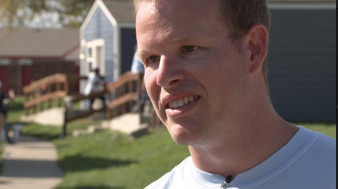 Michael Stradford, a veteran volunteer