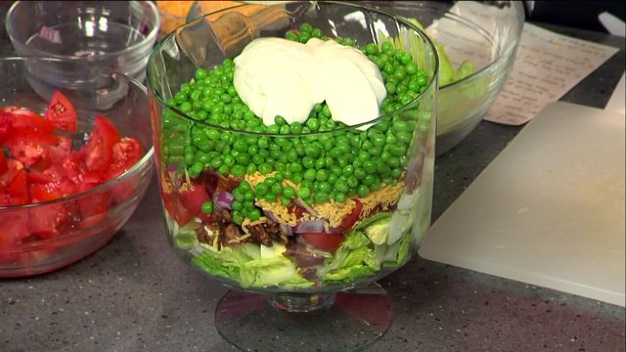 Get creative in the kitchen with this Listen Up Layered Salad