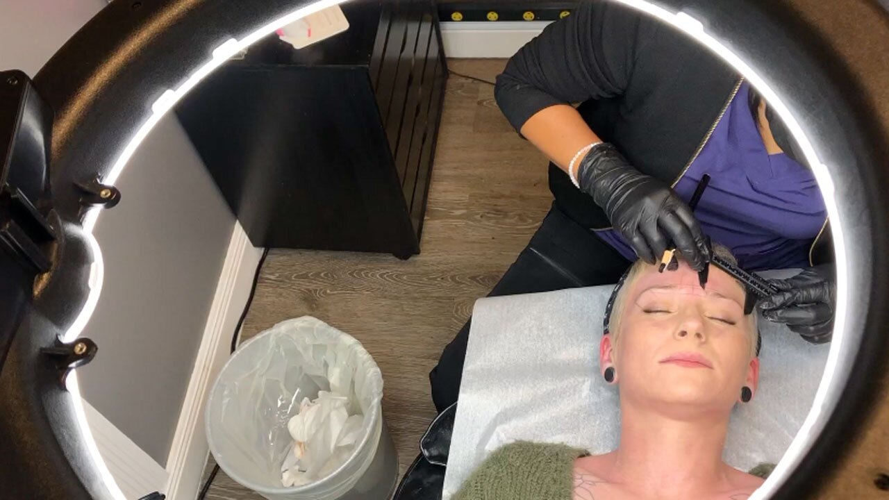 Celebrity Lashes and Makeup tattoos for breast cancer survivors