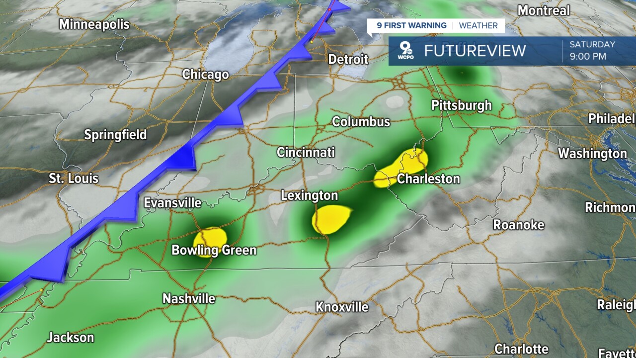 Weekend rain chance