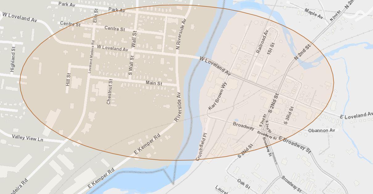 Map of the West Loveland Avenue Study Project Area.jpg