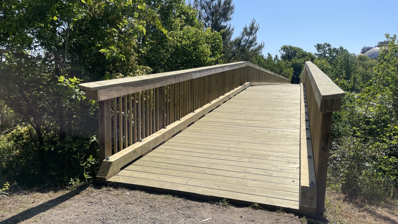 PARADISE CREEK NATURE PARK FOOTBRIDGE