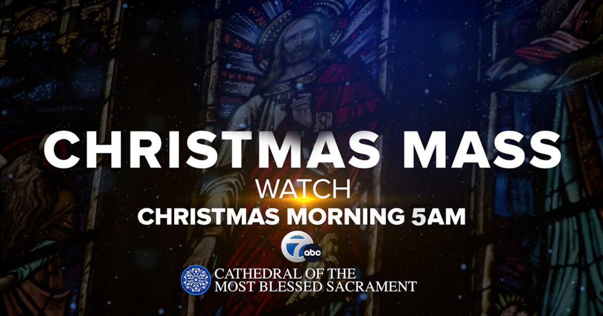 Christmas Mass from Cathedral of the Most Blessed Sacrament to air on WXYZ-TV - Vimarsana News