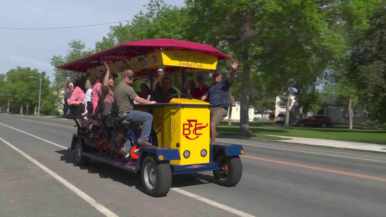 'Pedal Pub Trolley" debuts in Helena