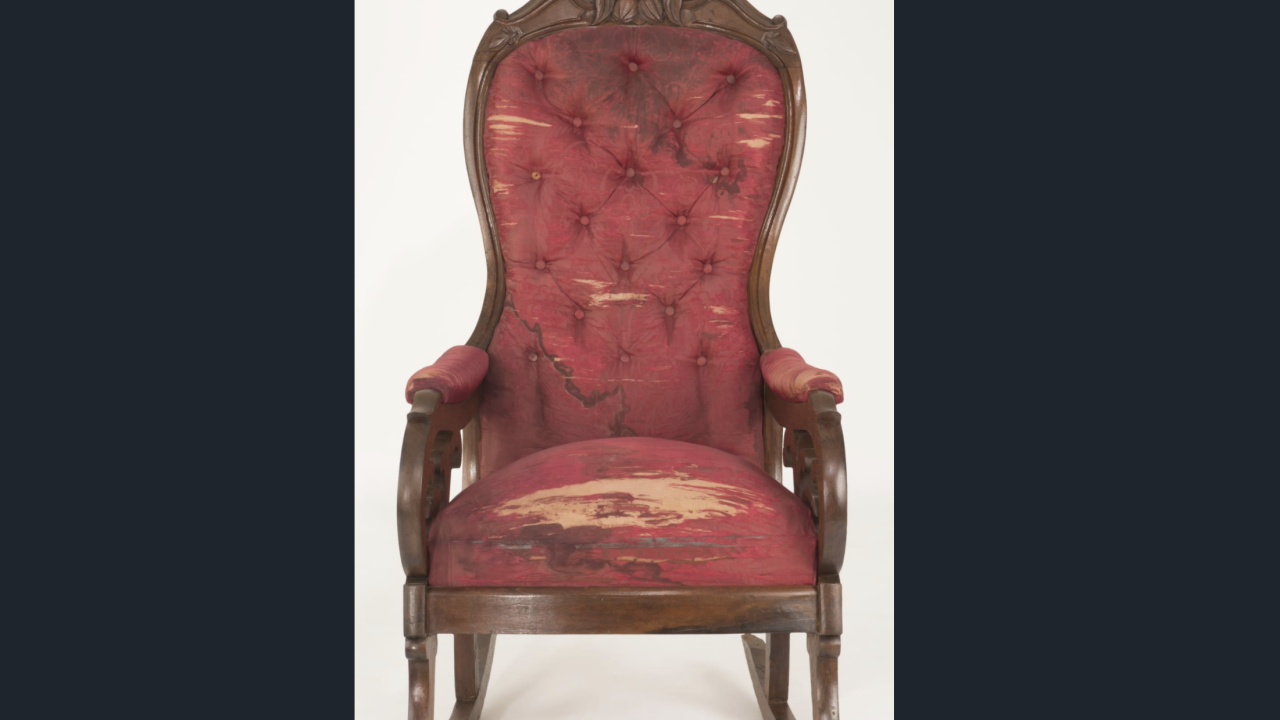 The Henry Ford has the chair Lincoln was sitting in when he was ...