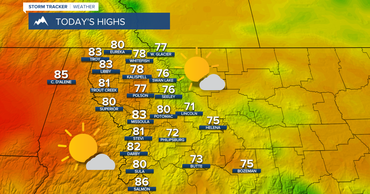 Weather Forecast: Sunny and warm through Wednesday
