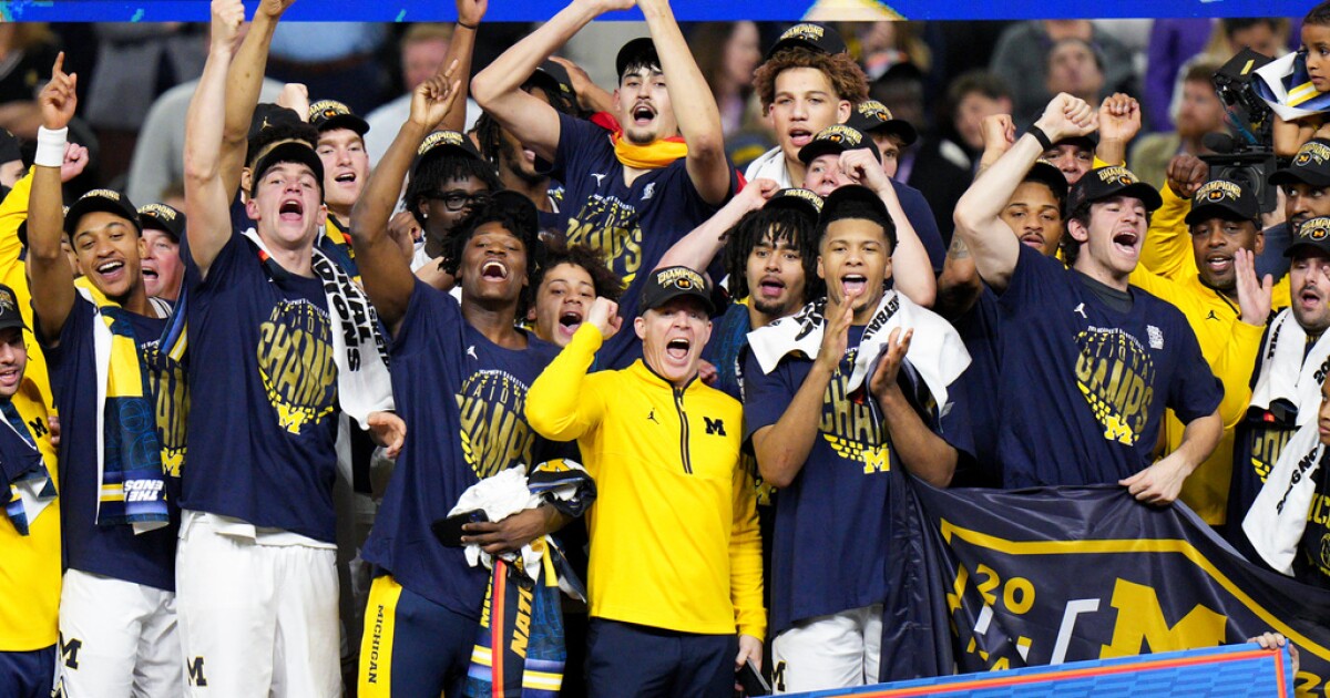 Michigan Wolverines’ balanced, portal-built team tops UConn for NCAA title