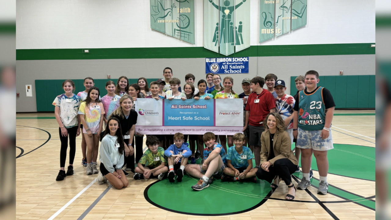 'Seconds matter' First Cincinnati Catholic School Heart Safe
