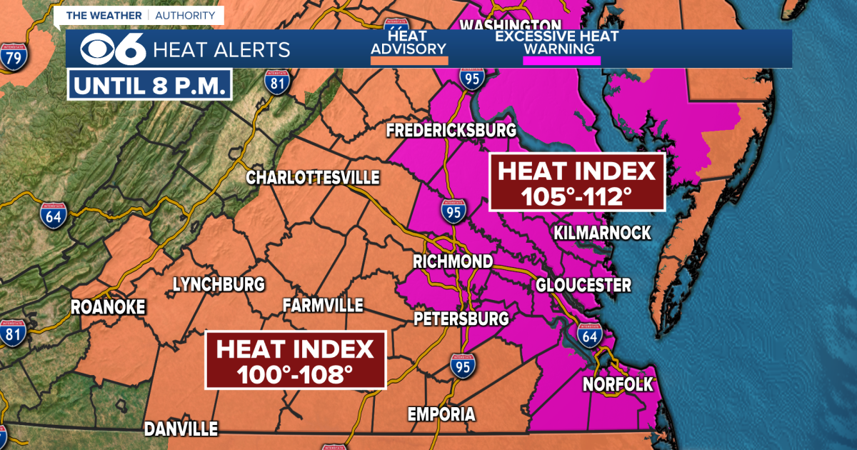 Dangerous heat and humidity through Saturday