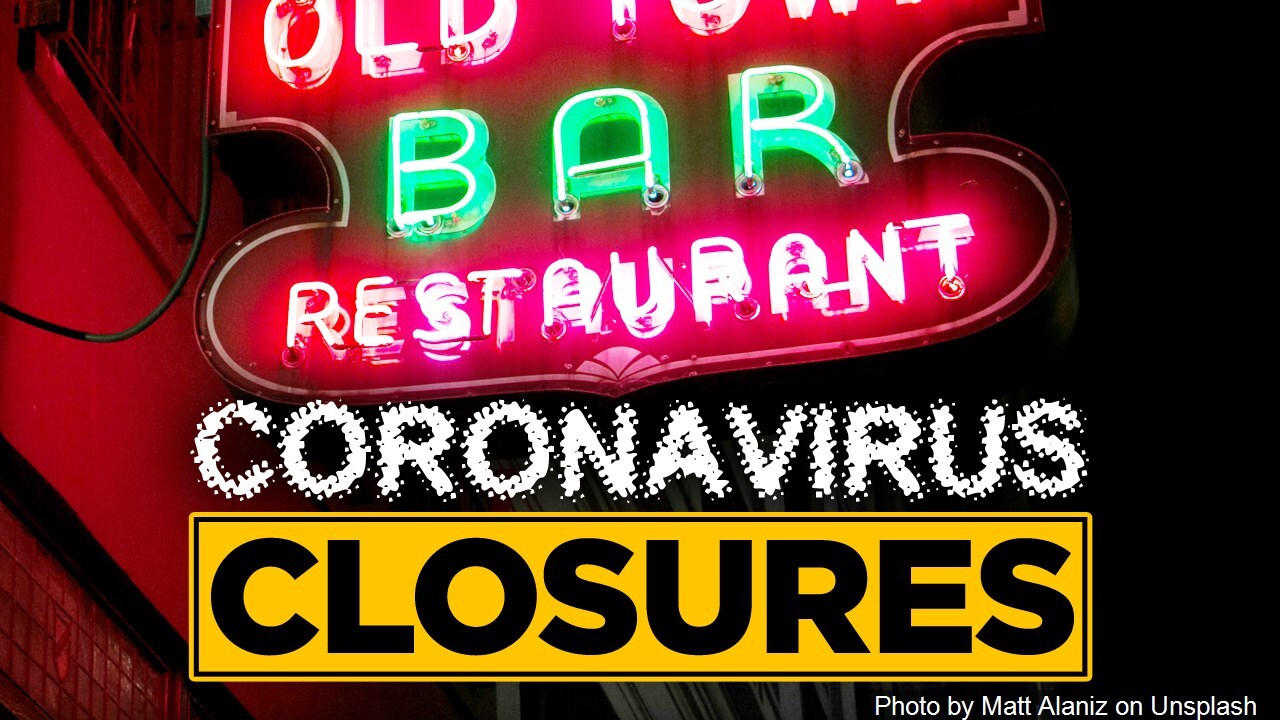 CORONAVIRUS CLOSURES