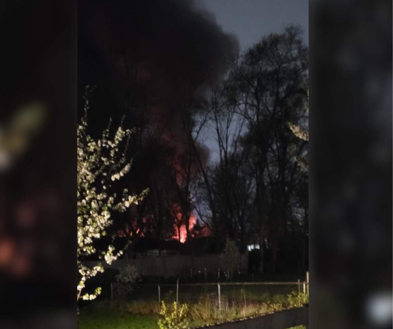 Kelloggsville Bus Garage Fire