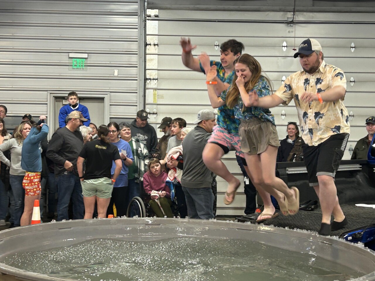 KTVH team participating in Sweetheart Passion Plunge