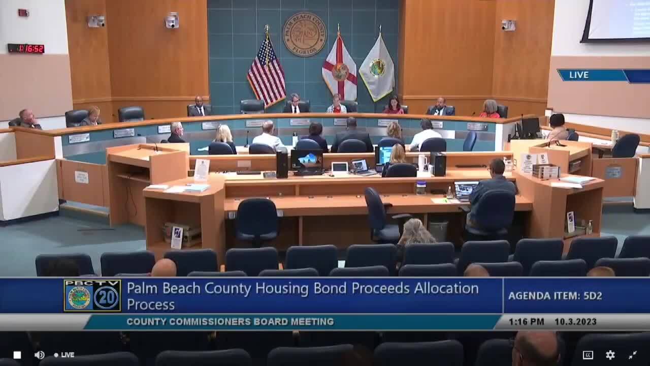 Palm Beach County Commission on Oct. 3, 2023