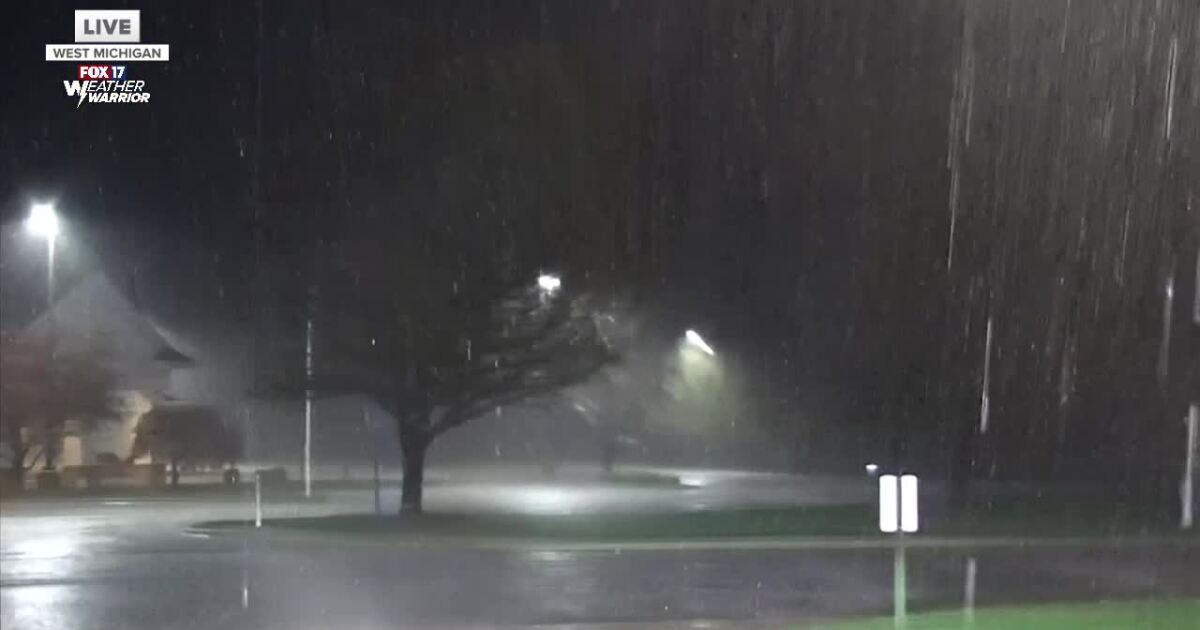Kent Weather Weather Warrior captures pouring rain in Kent County during Tuesday's ...