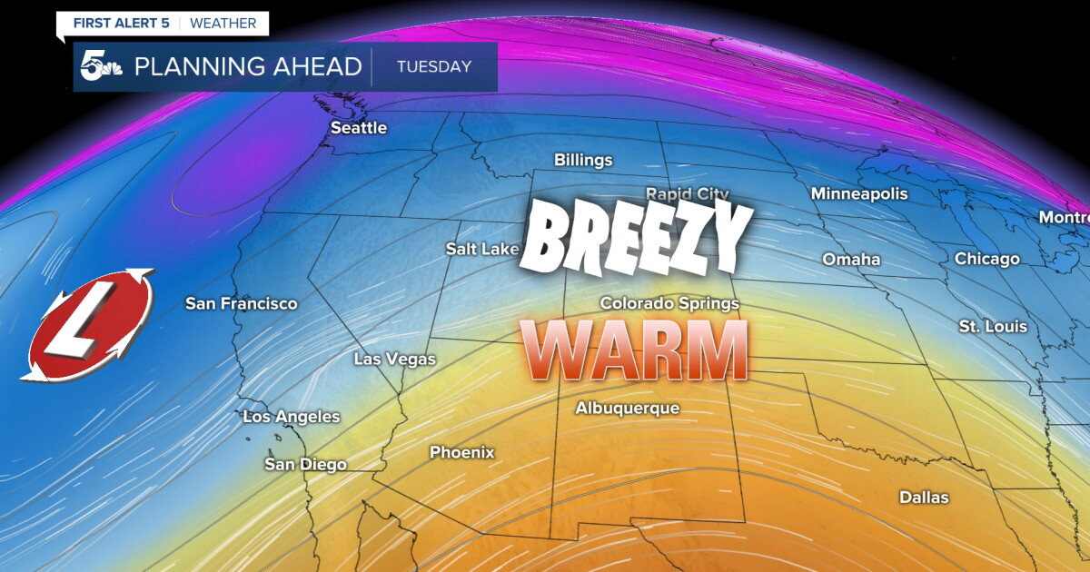 Warmer Presidents' day with some clouds, breezy mid-week