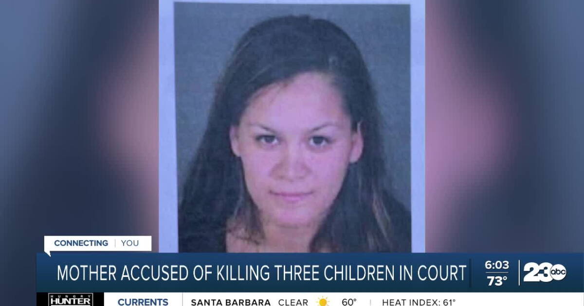 Woman suspected of killing her three children due in court