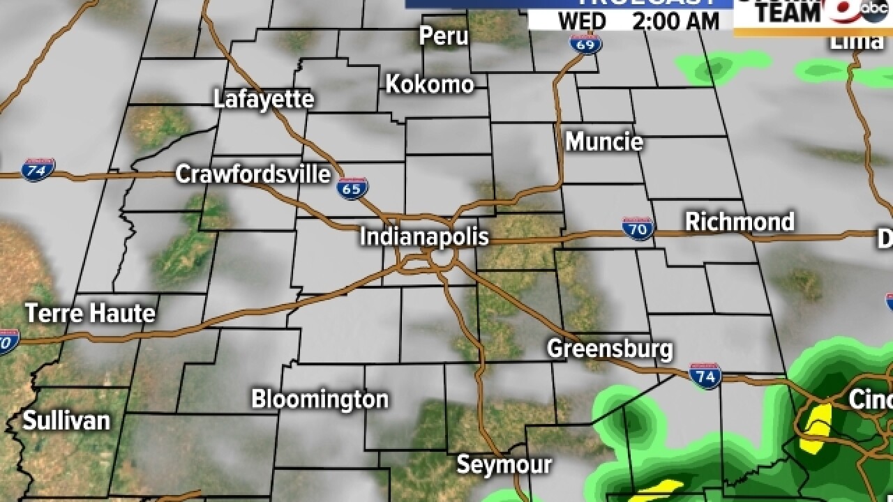 TIMELINE: Severe weather moves through Indiana