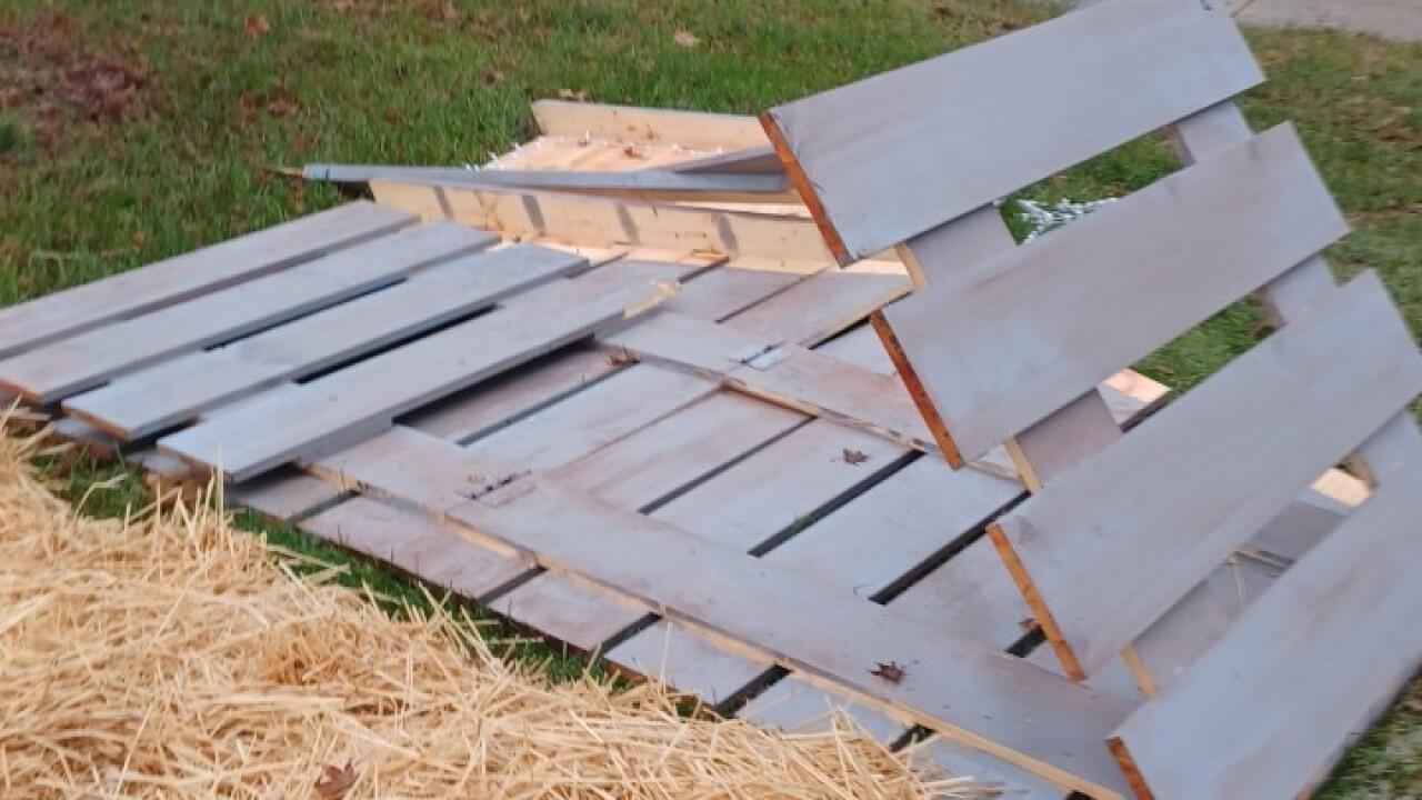 Outdoor Manger Scene Destroyed At Immaculate Heart Of Mary In Towson Outdoor manger scene destroyed at immaculate heart of mary in towson