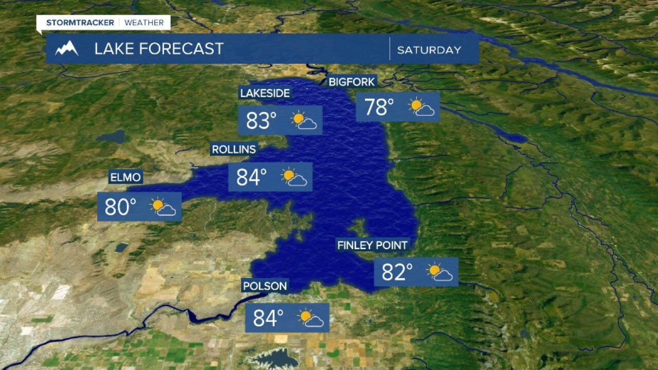 Saturday Lake Forecast