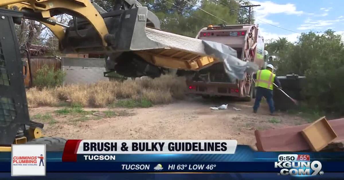 Keeping Tucson clean How to help make Brush & Bulky crew's jobs easier