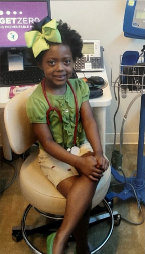 Zariea at 3 years old