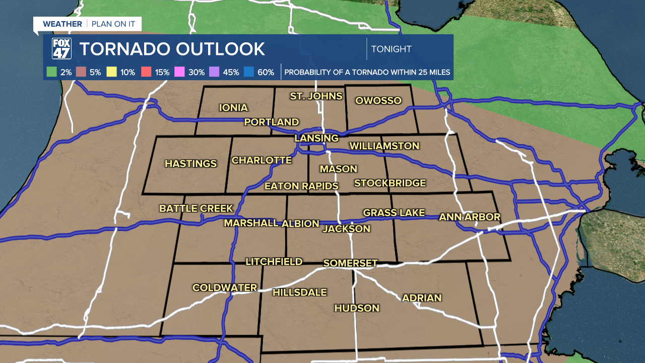 Tornado threat upgraded across our neighborhoods for Tuesday night storms