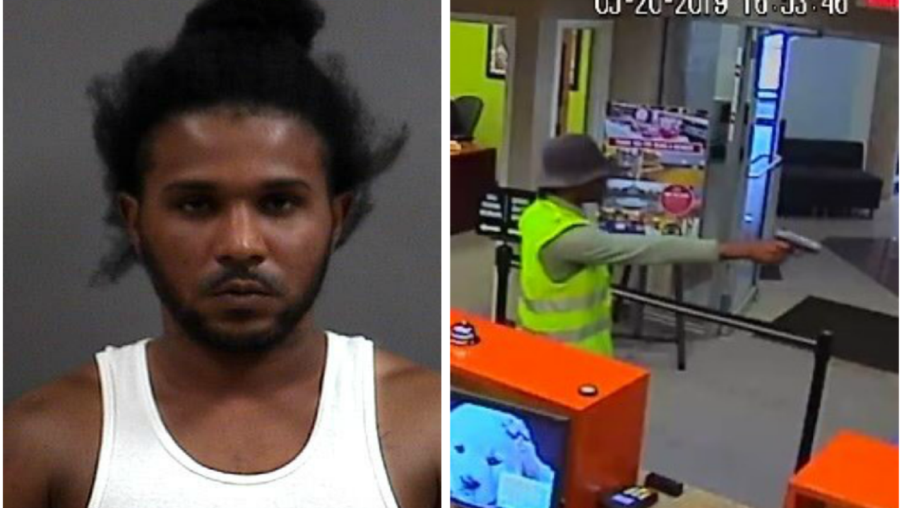 Richmond man arrested in armed bank robbery in Chesterfield